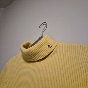 Ralph Lauren Yellow Ribbed Sweater